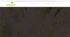 Desktop Screenshot of freiformat.eu